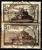 FRANCE 1929 - Canceled - YT 260, 260a - Gebruikt