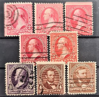 USA 1894 - Canceled - Sc# 248-255 - Gebraucht