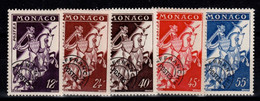 LOTE 2198 /// (C205) MONACO YVERT PREOB. 13+14+16+17+18 **MNH CATALOG/COTE: 20€ - Préoblitérés