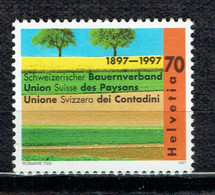Ville Et Campagne : Centenaire De L'Union Suisse Des Paysans - Unused Stamps