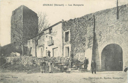 .CPA FRANCE 34 "Gignac, Les Remparts" - Gignac