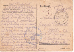 6517--  FELDPOST     SLAWNO--SCHLAWE --nach  HULBEN ST-GEORGEN  OBERKRAIN--VOKLO   ŠENČUR - Otros & Sin Clasificación