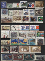Canada (04) 1961 - 1975. 50 Different Stamps. Used & Unused. - Sammlungen