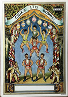 Fromindia More Than 80 Yrs Old Circus Label  Cirque Zirkus - Cirque