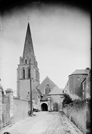 PN - 184 - INDRE ET LOIRE - RILLE - L'Eglise - Original Unique - Plaques De Verre