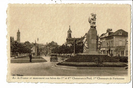 CPA Carte Postale Belgique-Mons-Avenue De France Monument Aux Héros Des 1ers- Et 4me Chasseurs à Pied  VM29965 - Mons