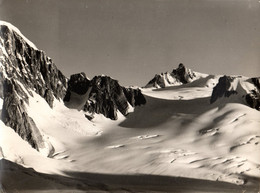 Photo Sommets Des Alpes Format 18/24 Tirage Argentique Années 50 - Lugares