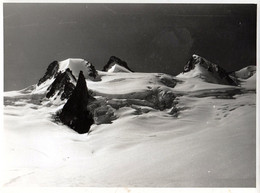 Photo Sommets Des Alpes Format 18/24 Tirage Argentique Années 50 - Lugares