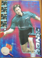 Poster TENNIS DE TABLE - JAN-OVE WALDNER - SPONSOR DONIC - Tennis Tavolo