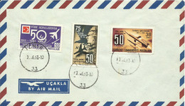 TURQUIA,  SOBRE CONMEMORATIVO  AÑO 1961 - Cartas & Documentos