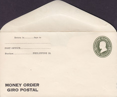 Philippine Islands- USA Postal Stationery Ganzsache Entier 2 C. MONEY ORDER Giro Postal (Unused) - Filippijnen