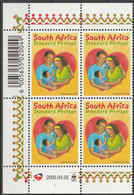 South Africa RSA - 2000 - Family Day - Control Block - Unused Stamps