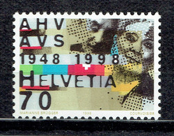 Cinquantenaire De L'Assurance Vieillesse Et Survivants - Unused Stamps