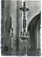 - 656 - NEUVY SAUTOUR - ( Yonne ) - Intérieur De L' Eglise, Belle Croix, Grand Format, Glacée, Cim, TBE, Scans . - Neuvy Sautour