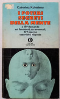 POTERI SEGRETI DELLA MENTE  EDIZIONE  MONDADORI N. 674  ( CART 75) - Science Fiction Et Fantaisie