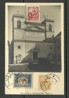 Estland Estonia Tallinn Catholic Church Franked With Michel 26 & 38 & 53 But Unsent - Estonie