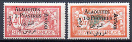 Alaouites: Yvert N° A 1 Et 4* - Unused Stamps