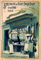 1 Calendrier 1901  Boucherie De L'Institut Delansaye Rue De Seine PARIS Spécialité De Filet,Faux-Filet Et De Pré - Salé - Kleinformat : 1901-20