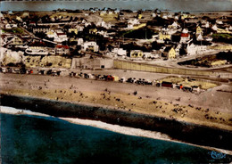 Delcampe - CRIEL-PLAGE  ( SEINE MARITIME )  VUE AERIENNE DU CENTRE   DE LA PLAGE - Criel Sur Mer