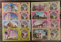 Iraq 2020 NEW MNH Set Of 8 Stamps With Matching Tab Margins - Iraqi Churches - - Iraq