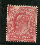 INGLATERRA YVERT 107 * Mh  1/2 Penique Verde  1902/1910  NL1081 - Nuevos