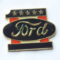 Pin's FORD N° 1 - Le Logo - Chiffre 1 Aux Couleurs Du Drapeau Des Etats Unis - K073 - Ford