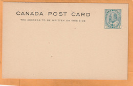 Canada Old Card Unused - 1903-1954 De Koningen