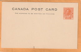 Canada Old Card Unused - 1903-1954 Könige