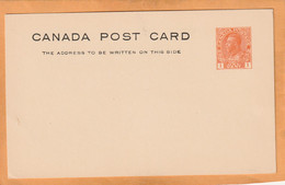 Canada Old Card Unused - 1903-1954 De Koningen