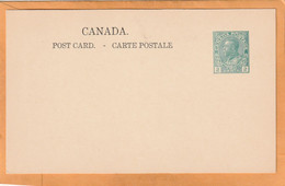 Canada Old Card Unused - 1903-1954 Rois