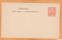 Canada Old Card Unused - 1903-1954 De Koningen