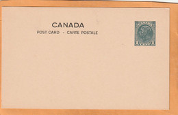 Canada Old Card Unused - 1903-1954 Reyes