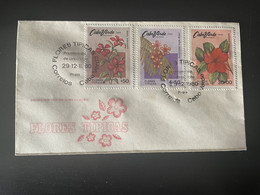 Cape Verde Cabo Verde 1980 Mi. 425 426 430 FDC Flores Blumen Fleurs Flowers - Cape Verde