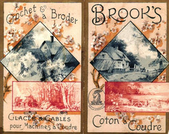 1 Calendrier 1893  BROOK's Coton à Coudre Crochet à Broder Marque JBB De Fabrique - Tamaño Pequeño : ...-1900