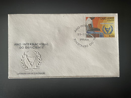 Cape Verde Cabo Verde 1981 Mi. 444 FDC Année Handicapés Jahr Behinderten Disabled Year Deficiente - Cap Vert