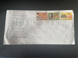 Cape Verde Cabo Verde 1987 Mi. 511 - 515 FDC Protecçao Da Criança Children Protection Kinderschutz Enfance - Cap Vert