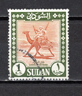 SOUDAN   N° 157     OBLITERE   COTE 12.00€    MEHARISTE  ANIMAUX - Sudan (1954-...)