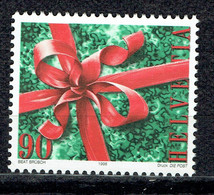 Noël : Nœud Sur Cadeau - Unused Stamps