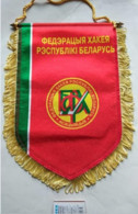 Hockey-  Official Pennant Of The Ice Hockey Federation Belarus - Other & Unclassified