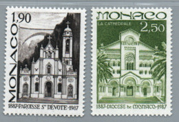 Monaco 1987 - Yt N° 1573 / 1574 - Neuf** - Other & Unclassified