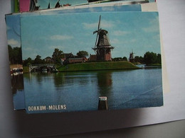 Delcampe - Nederland Holland Pays Bas Dokkum Met Molens En Veel Water - Dokkum
