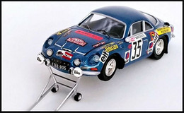 Alpine Renault A110 - K. Russling/W. Weiss - Monte-Carlo 1973 #35 - Troféu - Trofeu