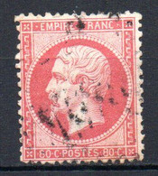 Col18  France Napoléon III 1862  N° 24 Oblitéré  Cote 60,00€ - 1862 Napoleone III