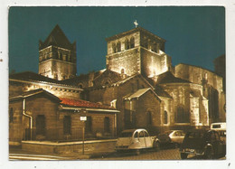 Cp, Automobile , CITROEN 2 CV...69 , LYON, Basilique Saint Martin D'Ainay , Voyagée 1989 - Voitures De Tourisme