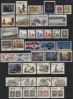 Canada (06) 1973 - 1978. 50 Different Stamps Plus 1 Miniature Sheet. Used & Unused. - Collections