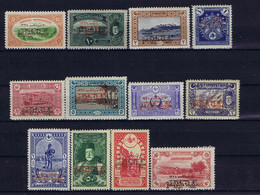 Turkey: Mi 640 -652    Isf 890 - 902 1919 MH/* Mit Falz, Avec Charnière Complete Set Signed/ Signé/signiert/ Approvato - Unused Stamps