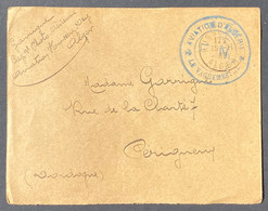 ALGERIE Lettre D'HUSSEIM DEY ALGER Régiment De Photos AERIENNES EN FM DU 15/8/1918  + Cachet Aviation D'Algérie RR - Airmail