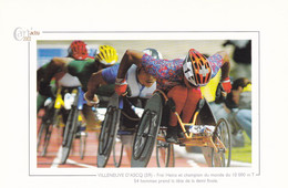 VILLENEUVE D'ASCQ - Frei Heinz Et Champion Du Monde Du 10.000 M... - Cart'actu 2002 N° 58 - Photo Philippe Huguen - Villeneuve D'Ascq