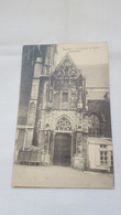 ANTIQUE POSTCARD BELGIUM ENGHIEN - LE PORTAIL DE L'EGLISE PAROISSIALE CIRCULATED 1912 - Edingen