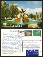 Australia ADELAIDE Victoria Square Fountain Nice Stamp  #32858 - Adelaide